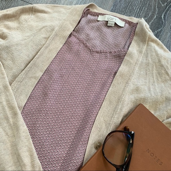 Ann Taylor LOFT patterned tank top blouse, size small - Picture 4 of 5